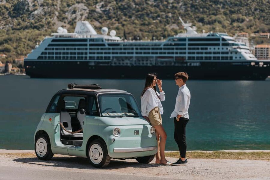 Perast: Guided Tour in a Fiat Topolino E-Car - Why the Fiat Topolino changes the Kotor outing
