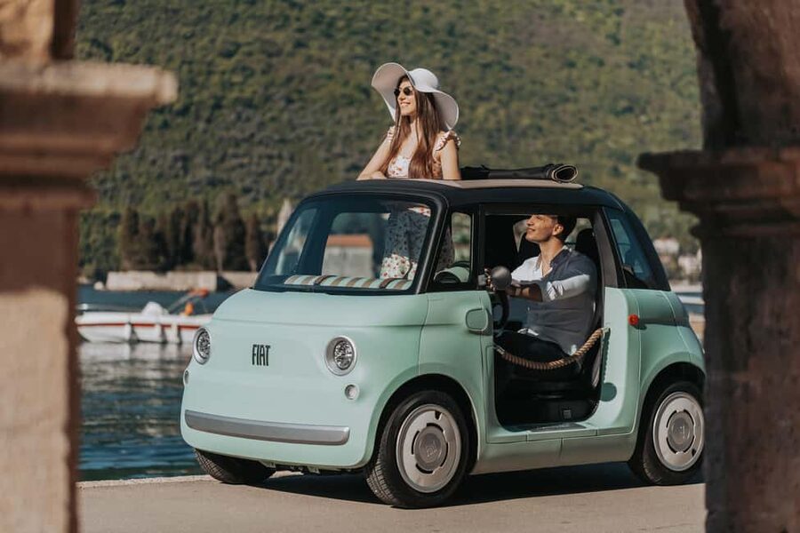 Perast: Guided Tour in a Fiat Topolino E-Car - Perast: one hour beside the water