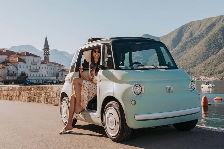 Perast: Guided Tour in a Fiat Topolino E-Car - Small towns that make the route worthwhile