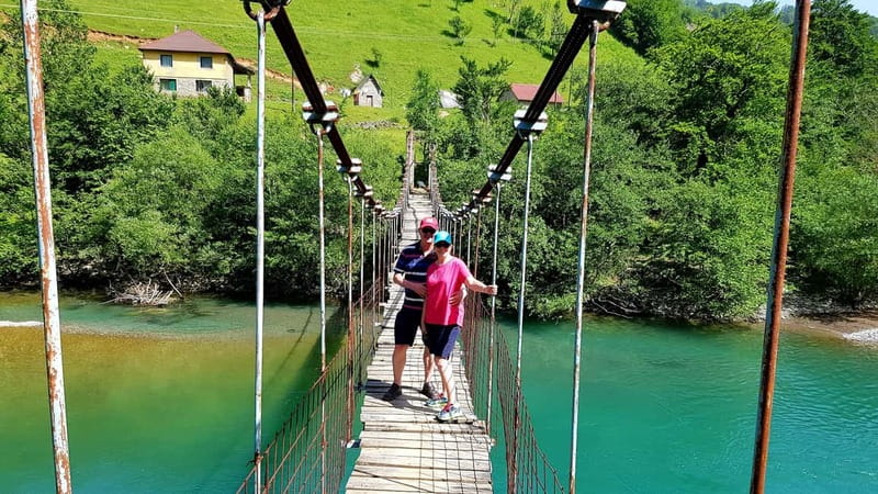 Podgorica: Durmitor National Park- Tara river, bridge & lake - A brief river stop and the quiet at Splavište