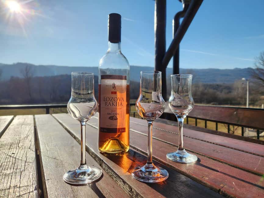 Podgorica: Panoramic Wine Tasting & Snack - Homemade cheese, salami, prosciutto, and olives