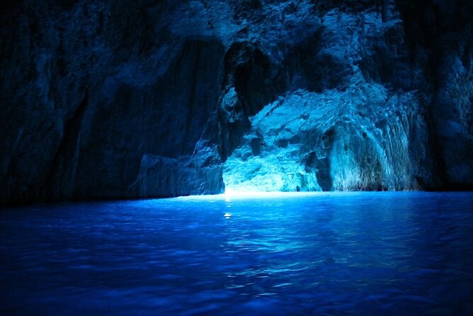 Private Speed Boat Tour to Blue Cave and Our Lady of the Rocks - 3h - The Blue Cave and its shifting blue light