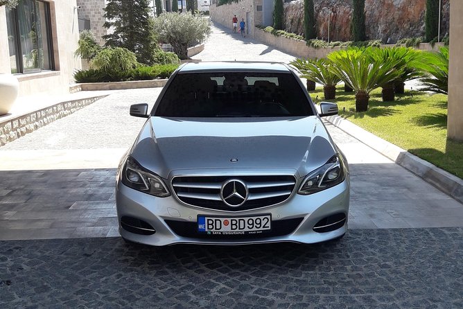 Private transfer from Podgorica airport or Podgorica to Tivat - Price and value for groups of four