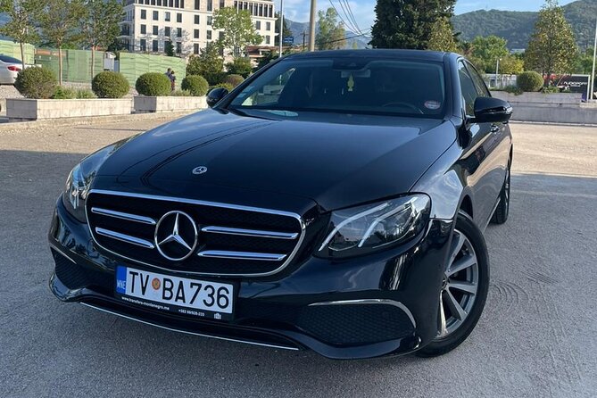 Private transfer from Tivat to Dubrovnik airport - The bay route, ferry ride, and Herceg Novi