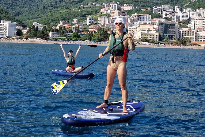 Small group kayaking tour from Budva to Sveti Nikola island caves - Paddling past Zavala peninsula toward Sveti Nikola island