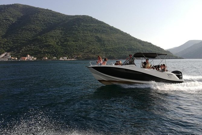 Speed Boat Trip: Kotor Bay attraction , Blue Cave and beach time - An hour at Dobrec Beach