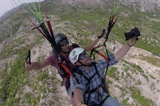 Tandem paragliding in Budva /All-inclusive - How the five listed stops fit together