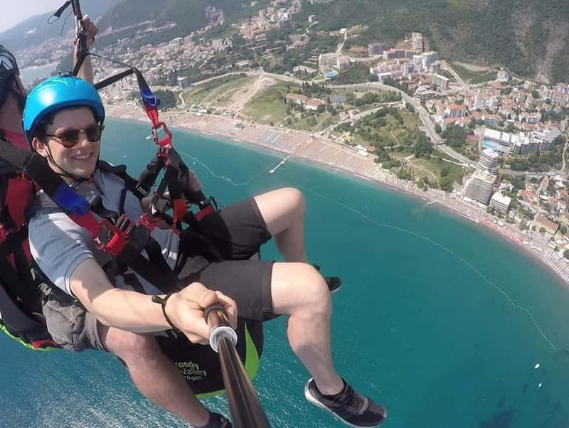 Tandem Paragliding in Budva with Expert Pilots/All-inclusive - How long the activity really takes