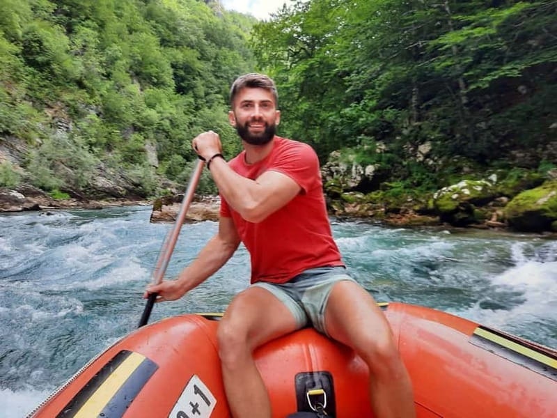 TARA BRIDGE: Tara River Rafting Trip with Jeep Transfer - What the 1.5-hour river section feels like