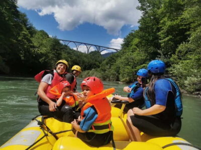 TARA BRIDGE: Tara River Rafting Trip with Jeep Transfer