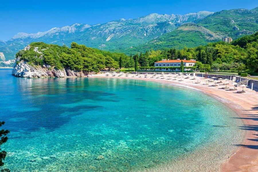 Tirana/Durres/Shkoder: Montenegro Day Tour Budva & S. Stefan - Walking through Budva Old Town